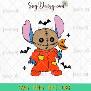 Stitch Sam SVG, Stitch Trick 'R Treat SVG, Halloween SVG