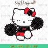 UNLV Rebels Hello Kitty Cheerleader SVG, Hello Kitty UNLV Rebels SVG, Hello Kitty Football SVG