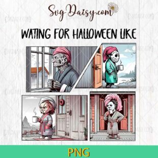 Waiting For Halloween Like Horror Characters PNG, Horror Characters PNG, Horror Halloween PNG