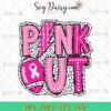 Breast Cancer Football SVG, Pink Out SVG, Breast Cancer SVG PNG EPS DXF