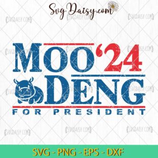 Moo Deng For President 2024 Election SVG PNG EPS DXF