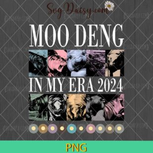 Moo Deng In My Era 2024 Cute Pygmy Hippo PNG