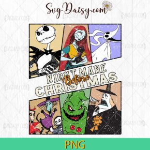 Retro The Nightmare Before Christmas PNG