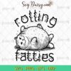 Rolling Fatties Cat SVG, Rolling Fatties SVG, Funny Cat SVG, Funny Animals SVG PNG EPS DXF